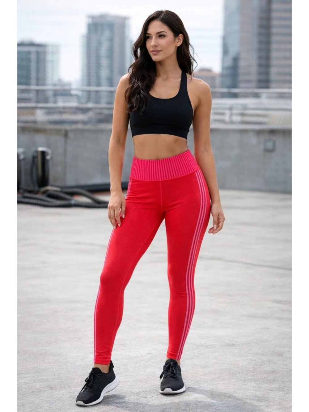 Sage Collective size Small Embolden Seamless 7/8 Leggings NEW Red Pink